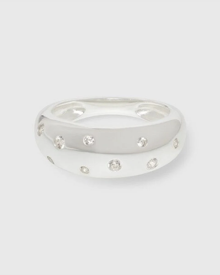 fejn jewelry Ring 'bold sparkle' mit funkelnden Zirkonia