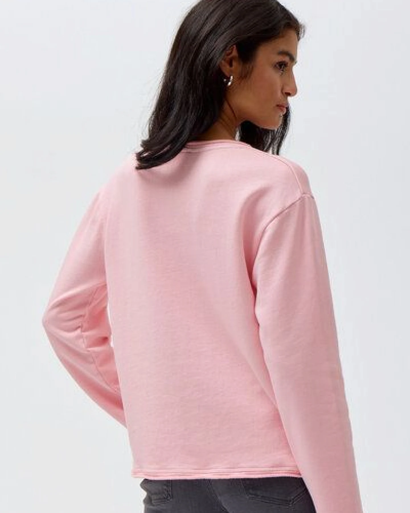 People Wear Organic Sweatshirt, uni, Bio-Baumwolle – Ansicht 2