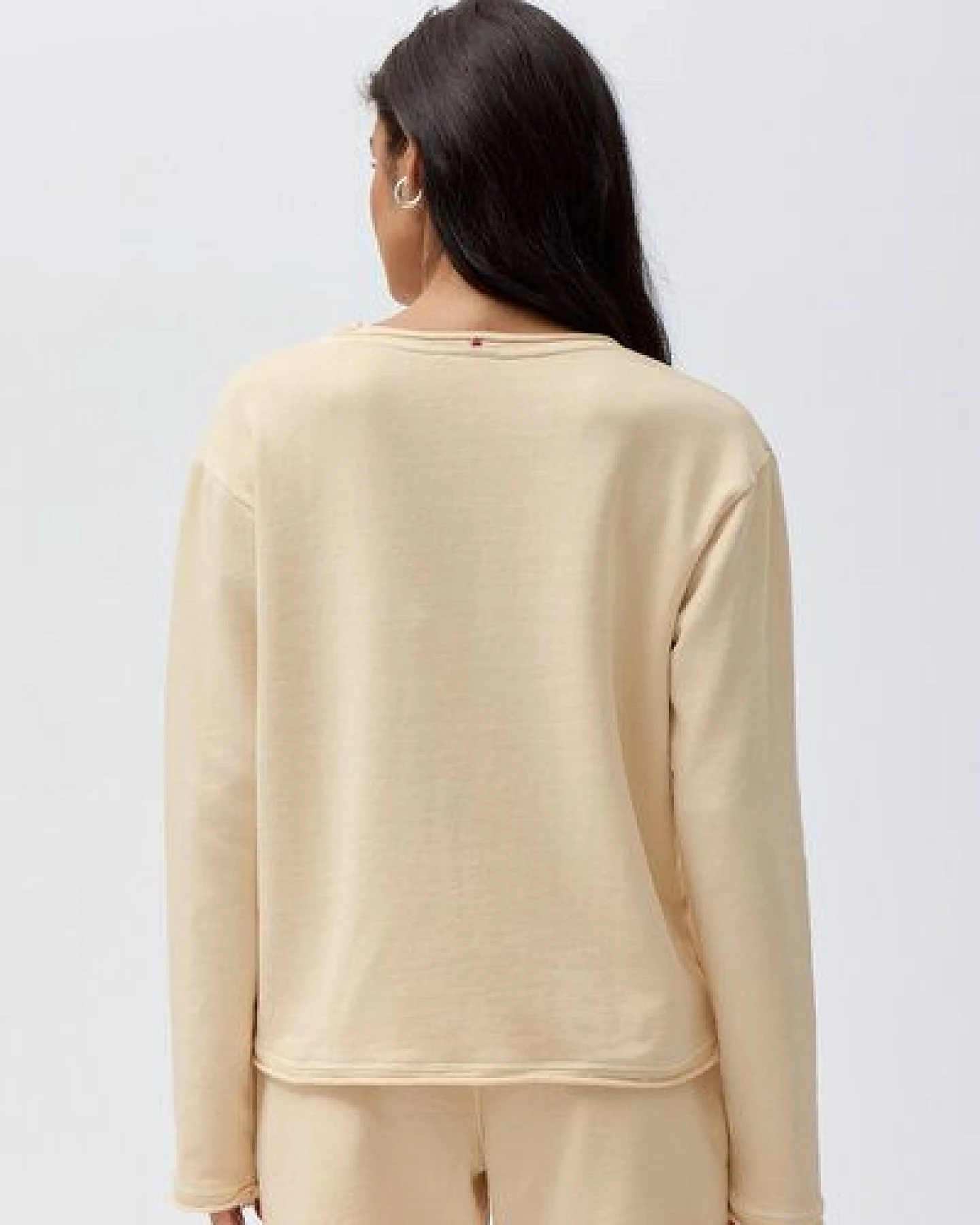 People Wear Organic Sweatshirt, uni, Bio-Baumwolle – Ansicht 2