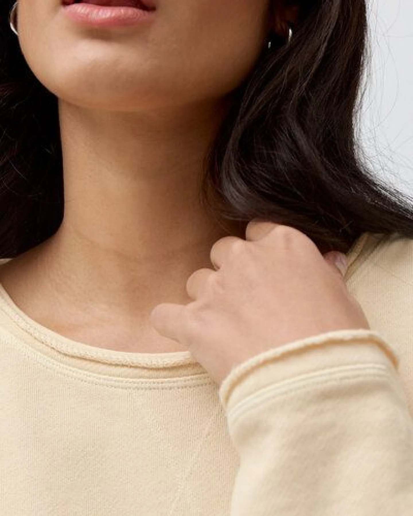 People Wear Organic Sweatshirt, uni, Bio-Baumwolle – Ansicht 3