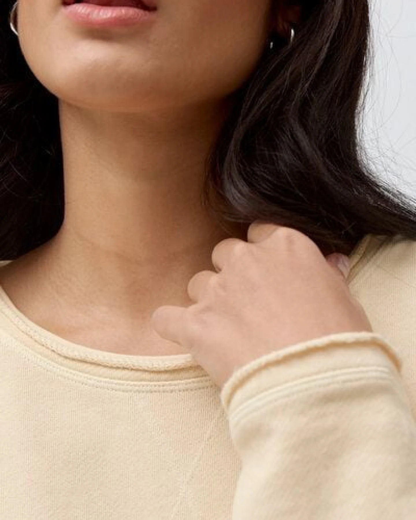 People Wear Organic Sweatshirt, uni, Bio-Baumwolle – Ansicht 3