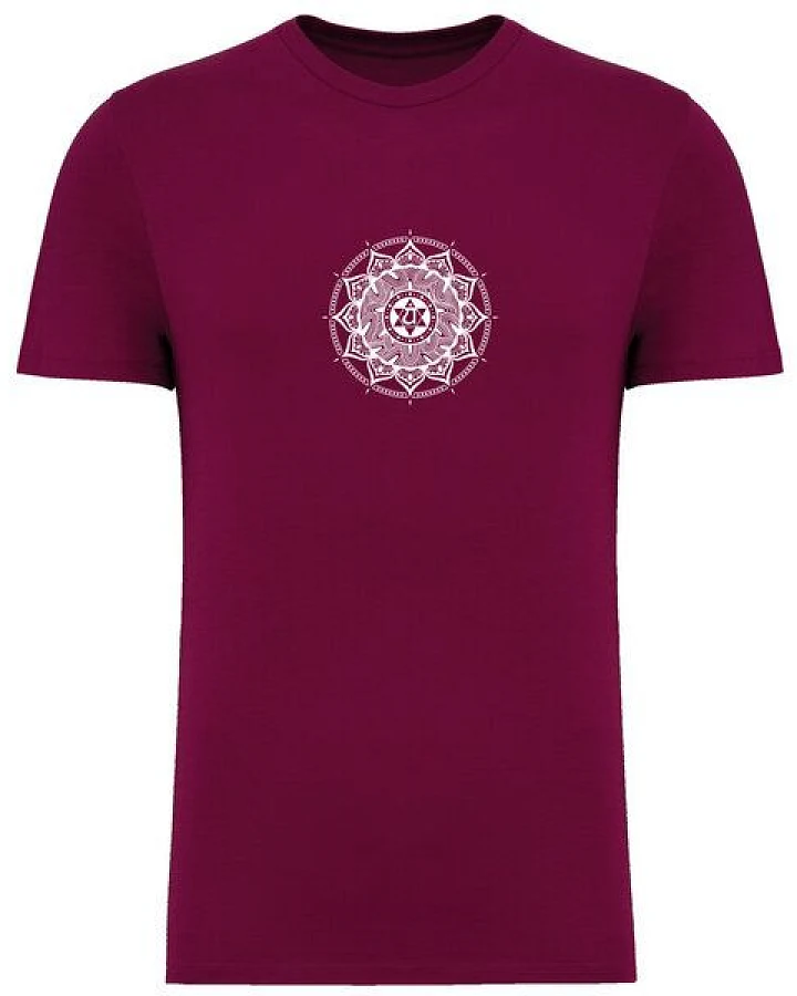 Brandless Basic Bio T-Shirt Anahata Chakra Nr. 4 ( 155g/m²) XXS - 5 XL