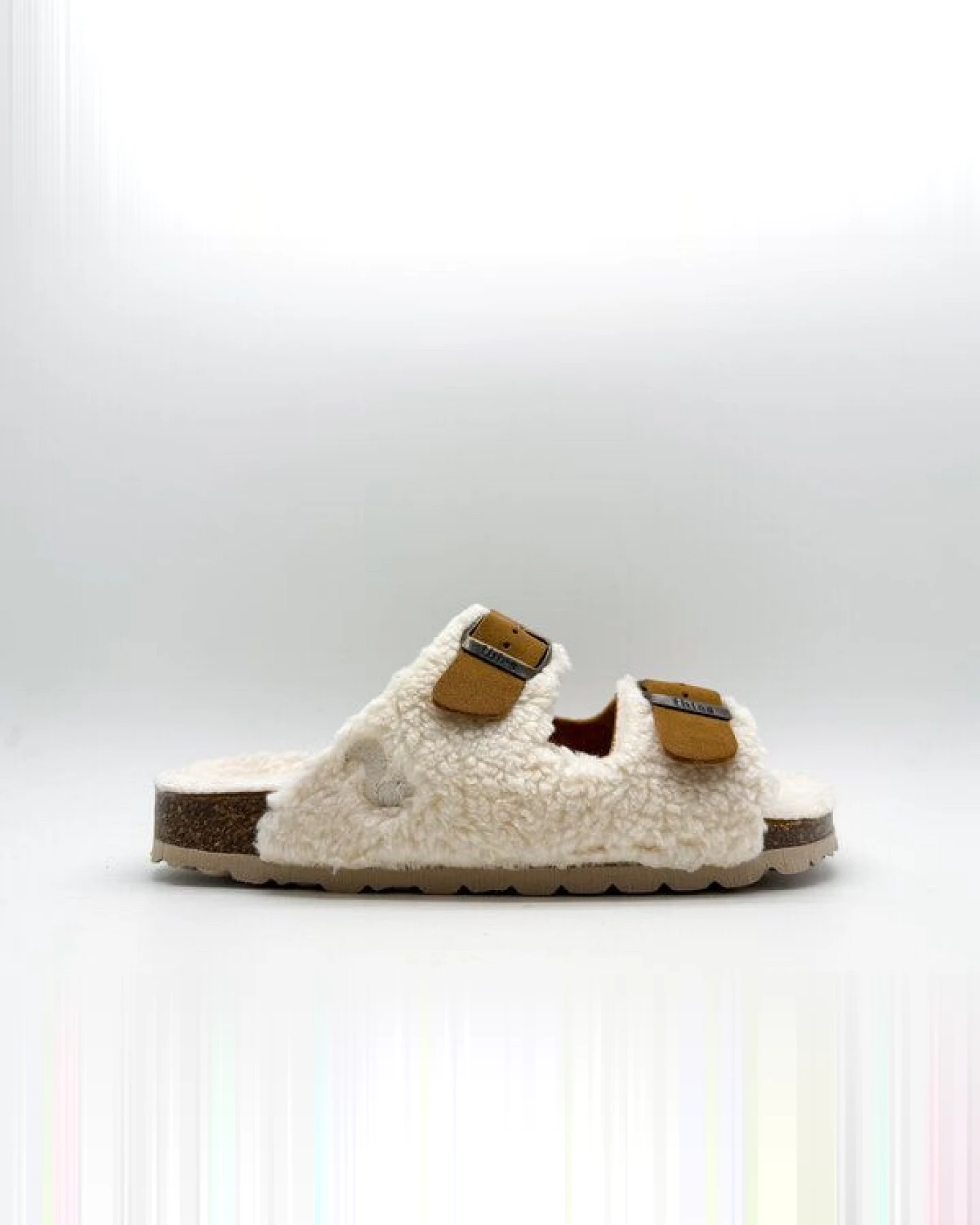 Vegane "thies ® Eco Teddy Mixed Sandale" aus rec. PET & Biobaumwolle – Ansicht 2