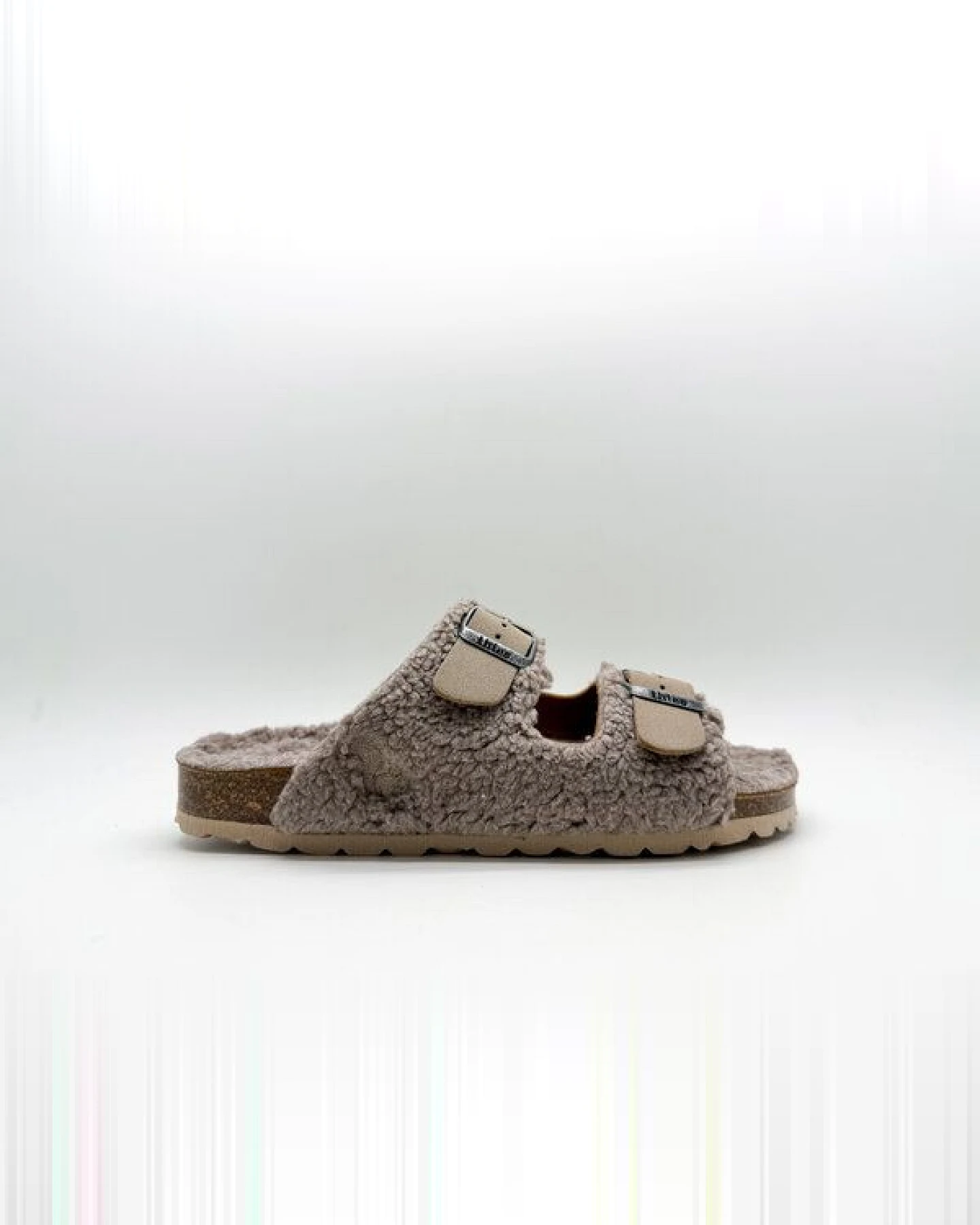 Vegane "thies ® Eco Teddy Mixed Sandale" aus rec. PET & Biobaumwolle – Ansicht 2