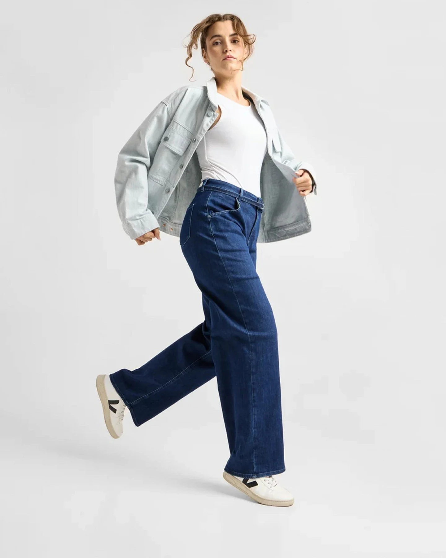 Jeans Blink Wide Barrel Dark Blue – Ansicht 5