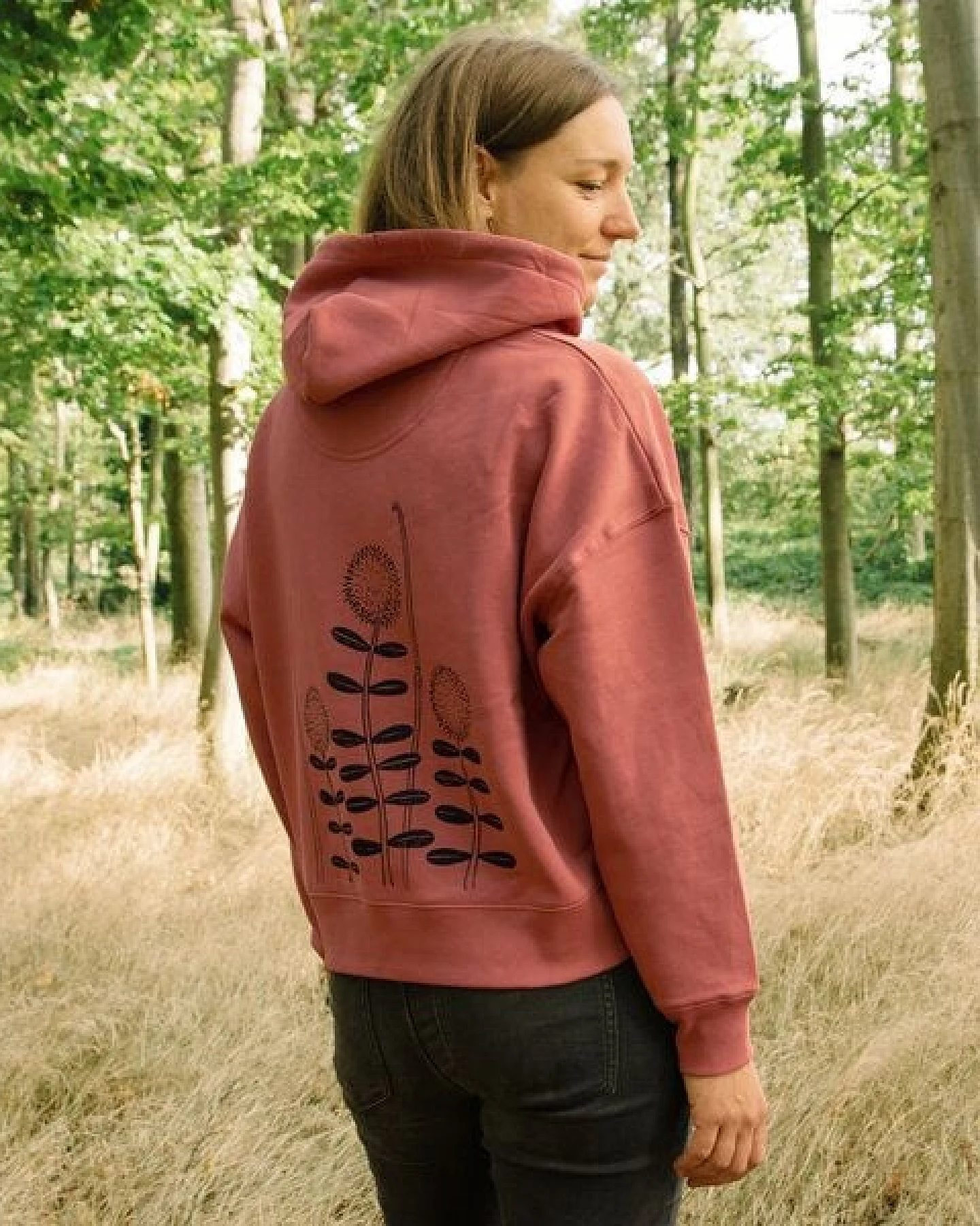 Cmig Damen Hoodie Waldblumen – Ansicht 4