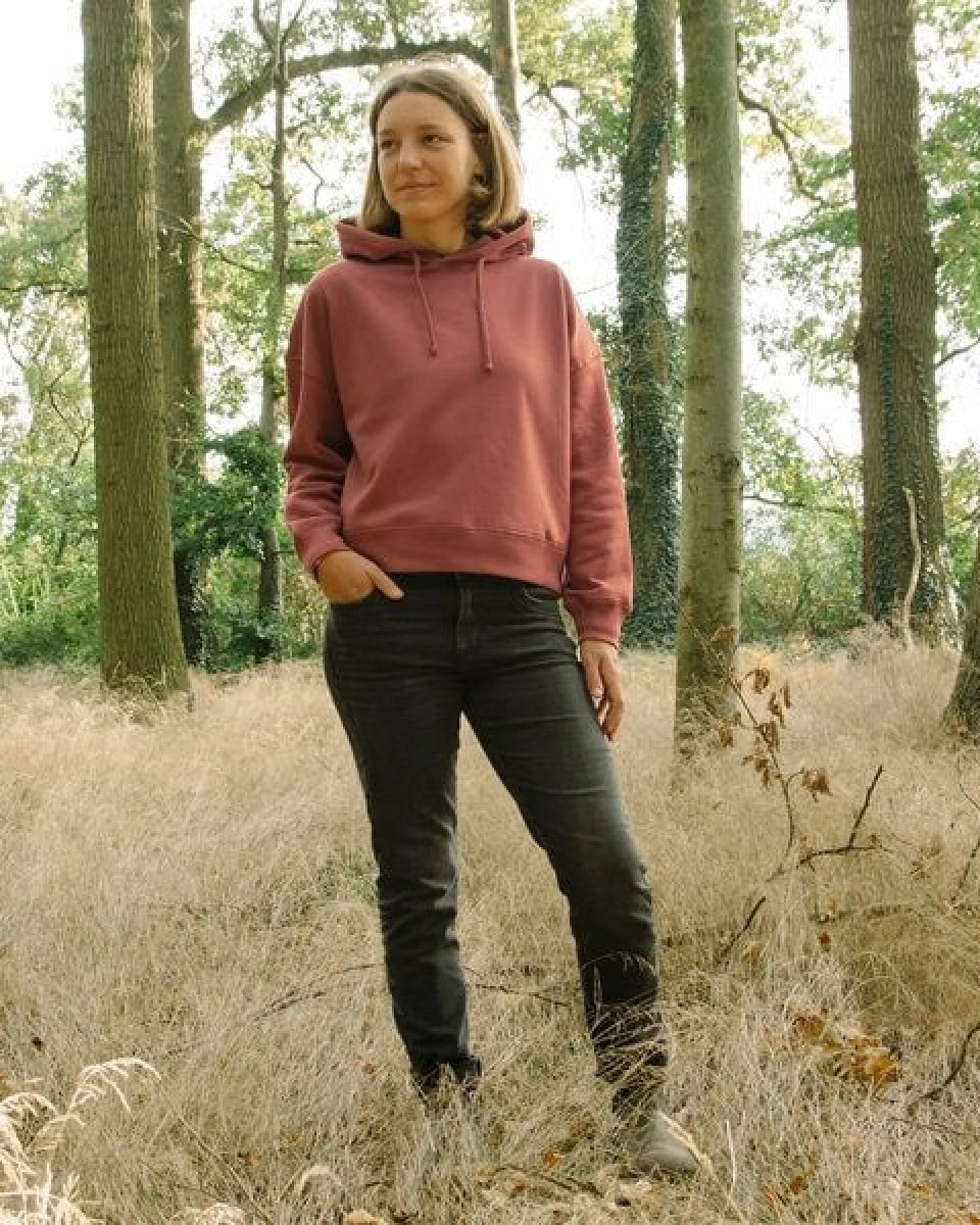 Cmig Damen Hoodie Waldblumen – Ansicht 4