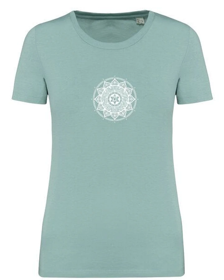 Brandless Basic Bio T-Shirt (ladies) Nr.4 Anahata Chakra 155g/m² XS - XXL