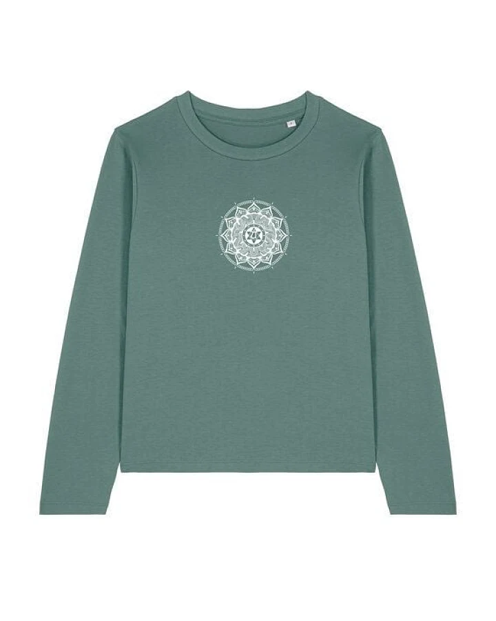 Brandless Basic Bio Damen Longsleeve Anahata Chakra 180 g/m² XS - XXL