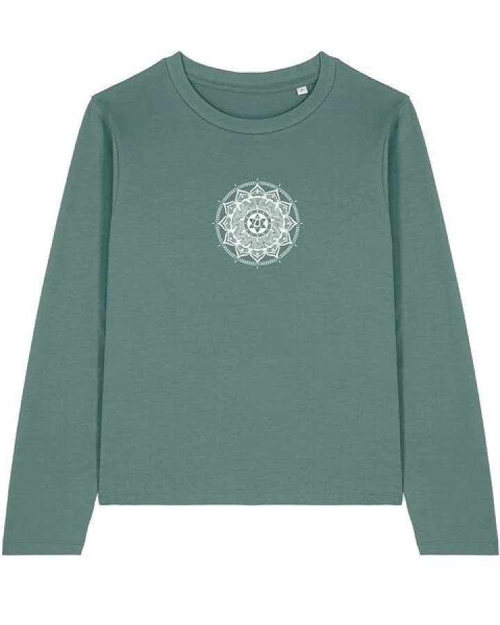 Brandless Basic Bio Damen Longsleeve Anahata Chakra 180 g/m² XS - XXL