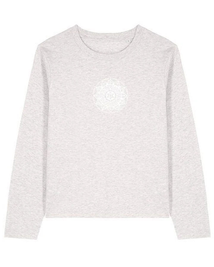 Brandless Basic Bio Damen Longsleeve Anahata Chakra 180 g/m² XS - XXL