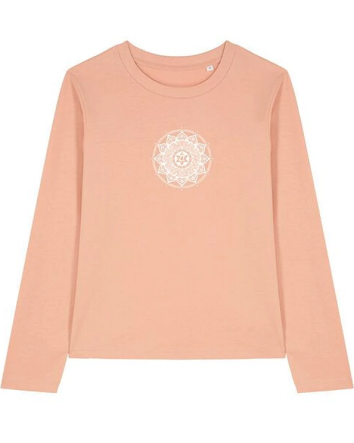 Brandless Basic Bio Damen Longsleeve Anahata Chakra 180 g/m² XS - XXL