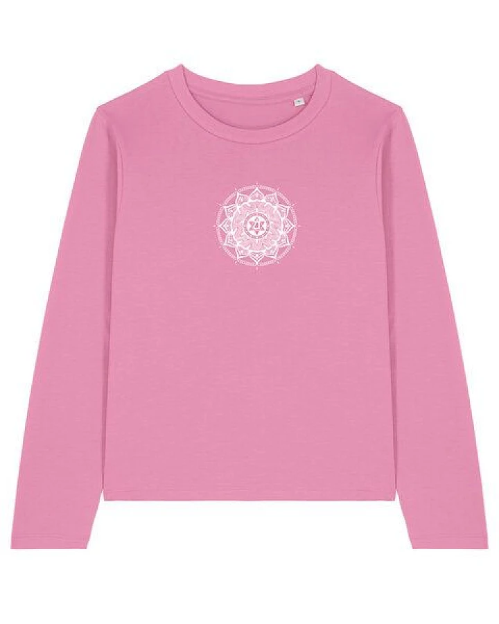 Brandless Basic Bio Damen Longsleeve Anahata Chakra 180 g/m² XS - XXL
