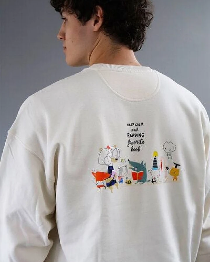 Kultgut New Recycling Hochwertiger Sweaterpullover - Keep Calm