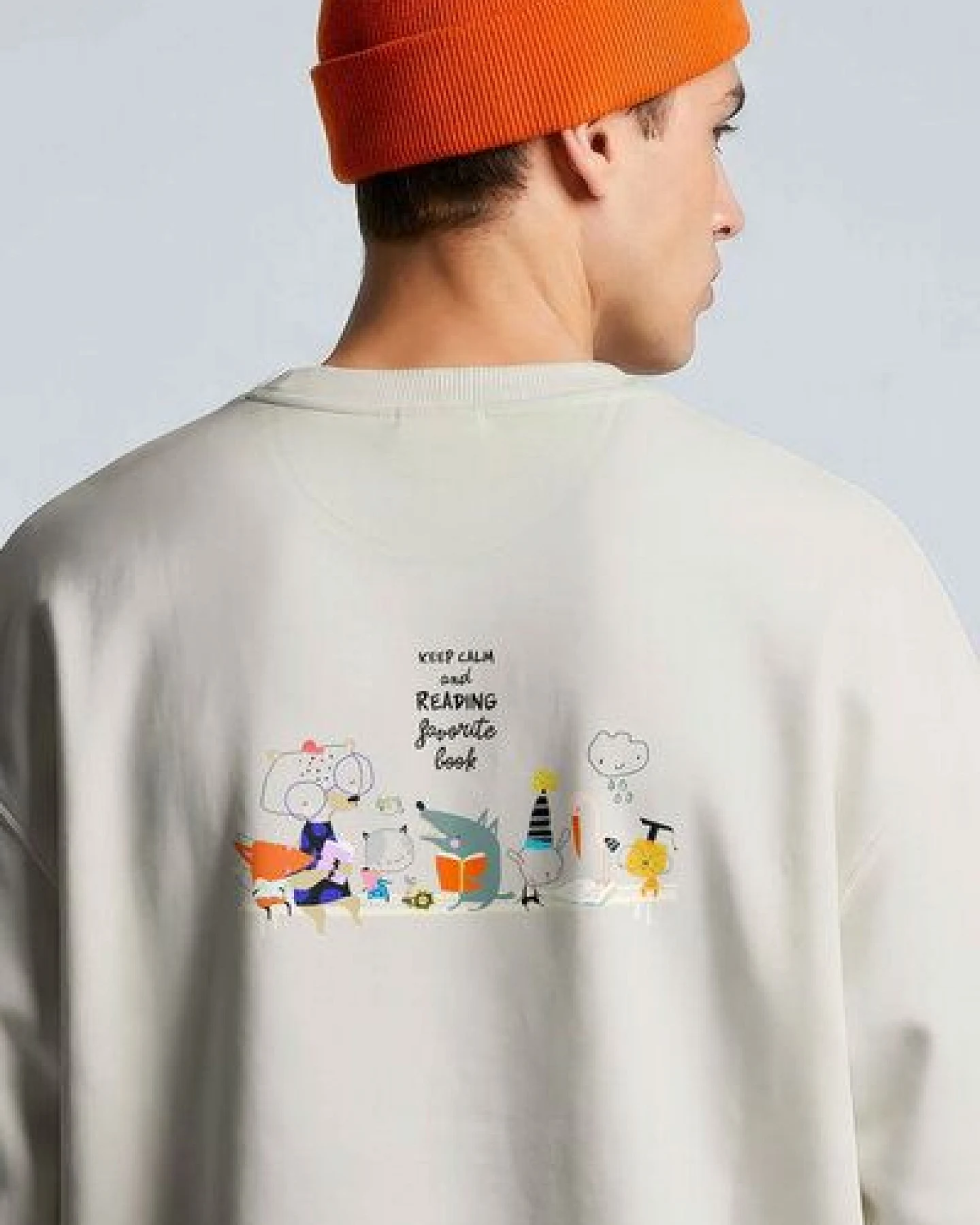 Kultgut New Recycling Hochwertiger Sweaterpullover - Keep Calm – Ansicht 2