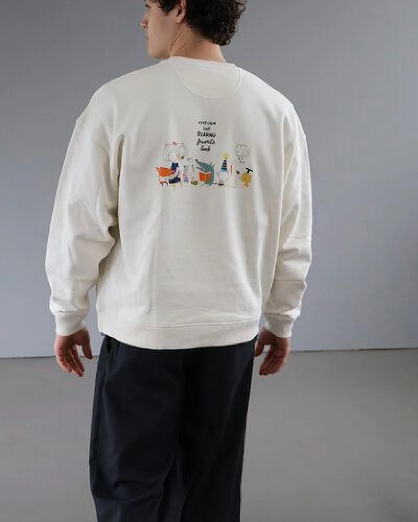 Kultgut New Recycling Hochwertiger Sweaterpullover - Keep Calm – Ansicht 3