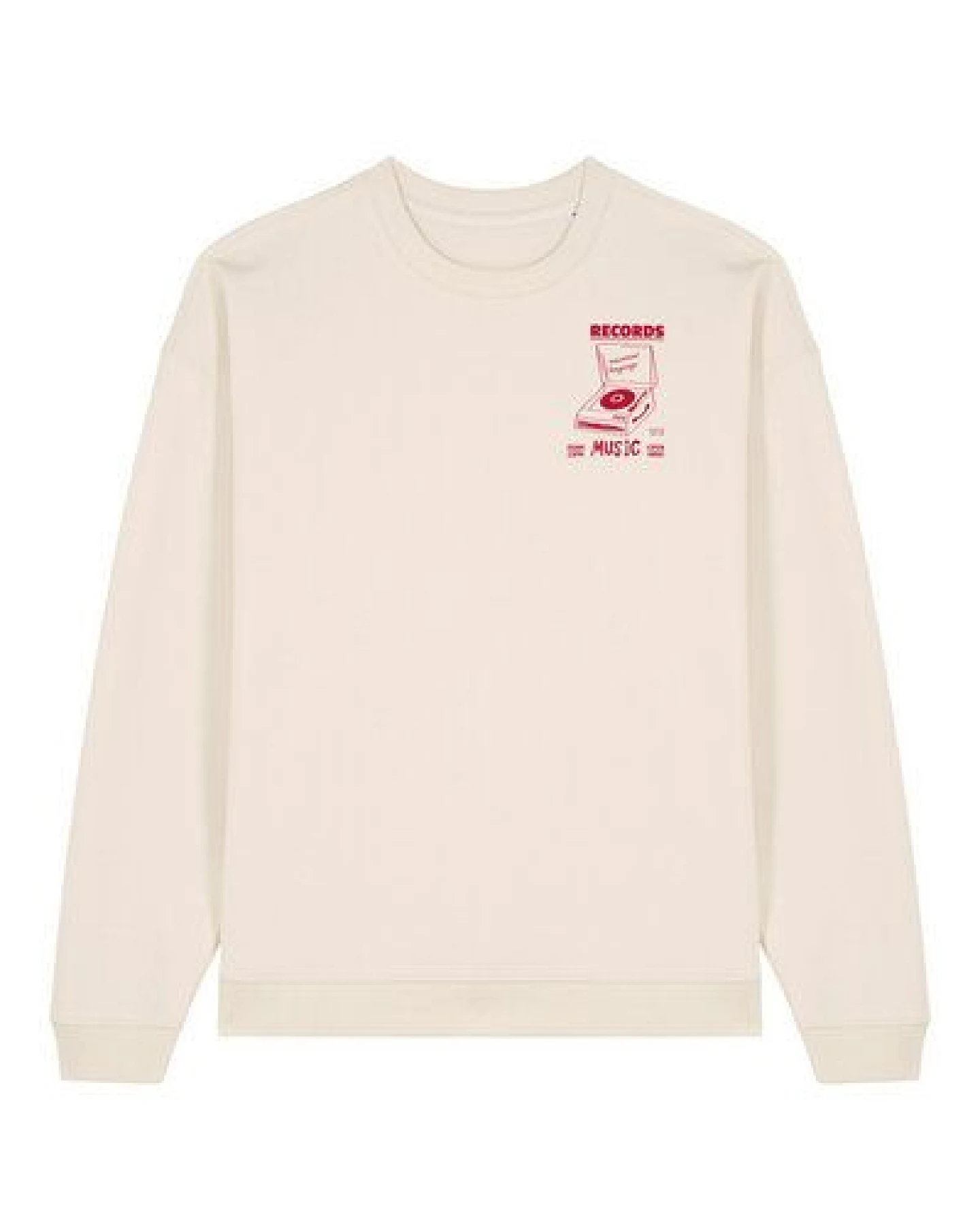 Kultgut New Recycling Hochwertiger Sweaterpullover - Records – Ansicht 2