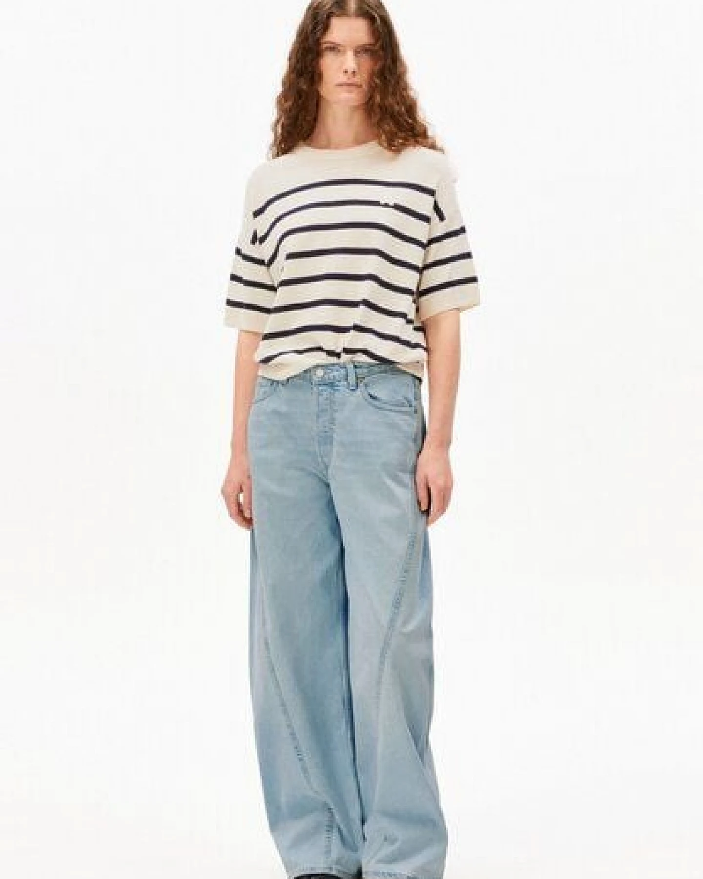 ARMEDANGELS STRIPE Damen Strickshirt aus Leinen-Mix – Ansicht 4