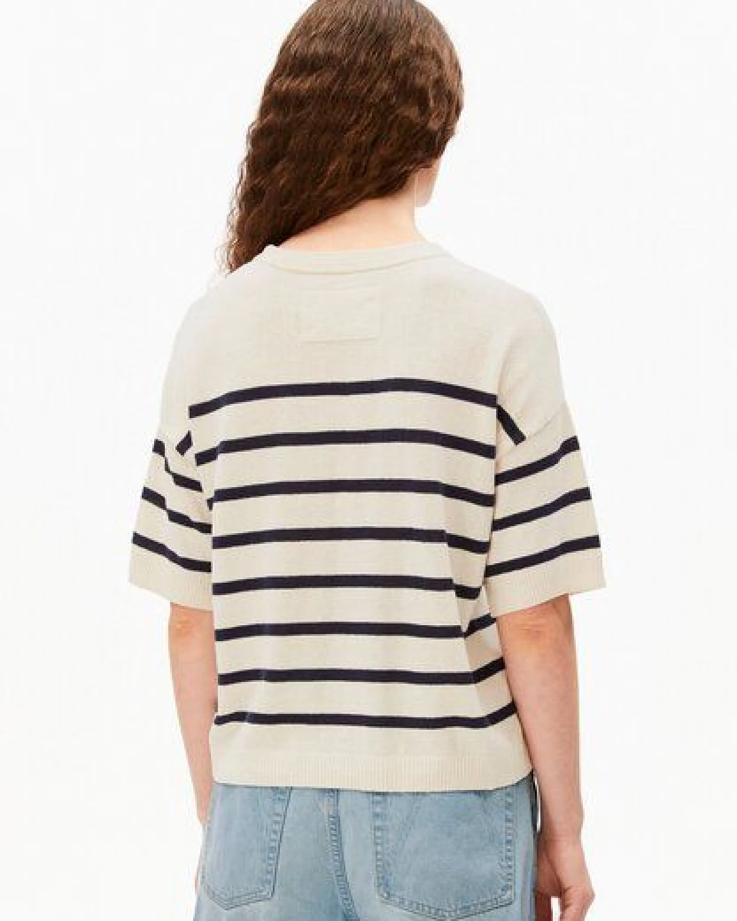 ARMEDANGELS STRIPE Damen Strickshirt aus Leinen-Mix – Ansicht 2