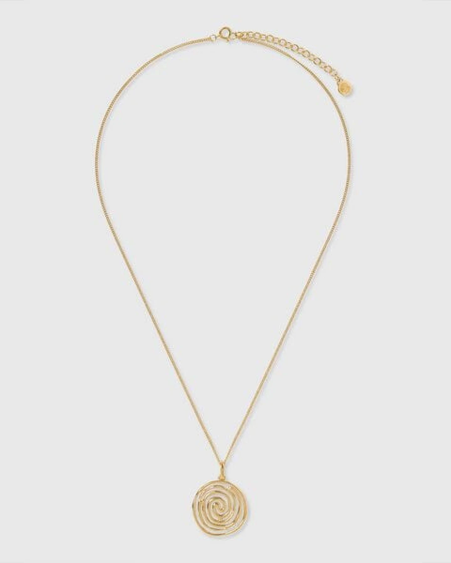 fejn jewelry Kette 'worlds origins' mit gehämmerten Anhänger – Ansicht 3