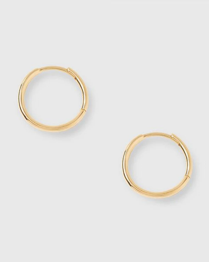 fejn jewelry Ohrringe 'simple huggie' schlichte Creole