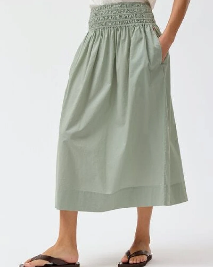 People Wear Organic Midi Rock, Bio-Baumwolle