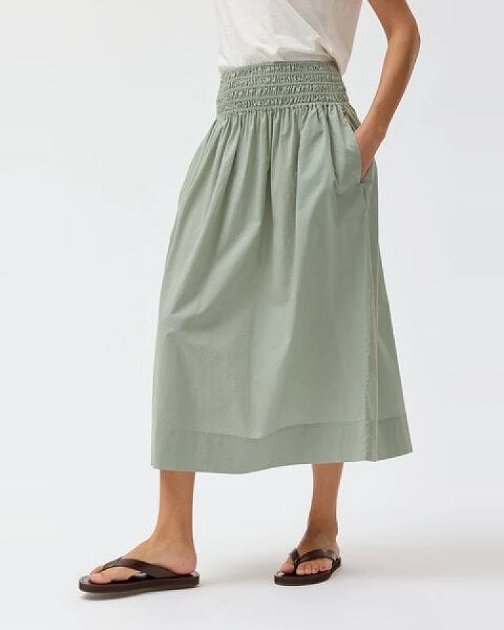 People Wear Organic Midi Rock, Bio-Baumwolle