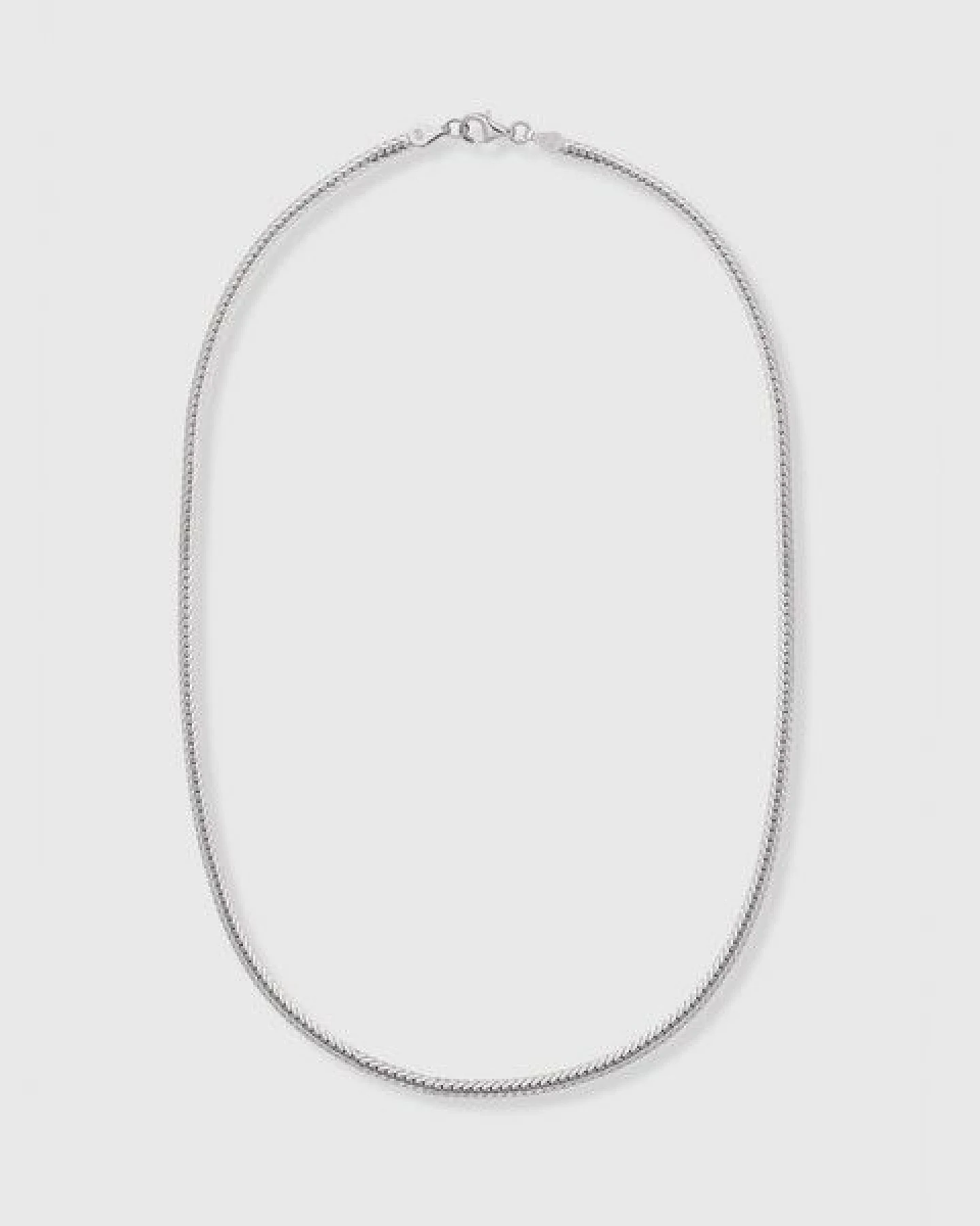 fejn jewelry Kette 'big flat chain' - flache Schlangenkette – Ansicht 2