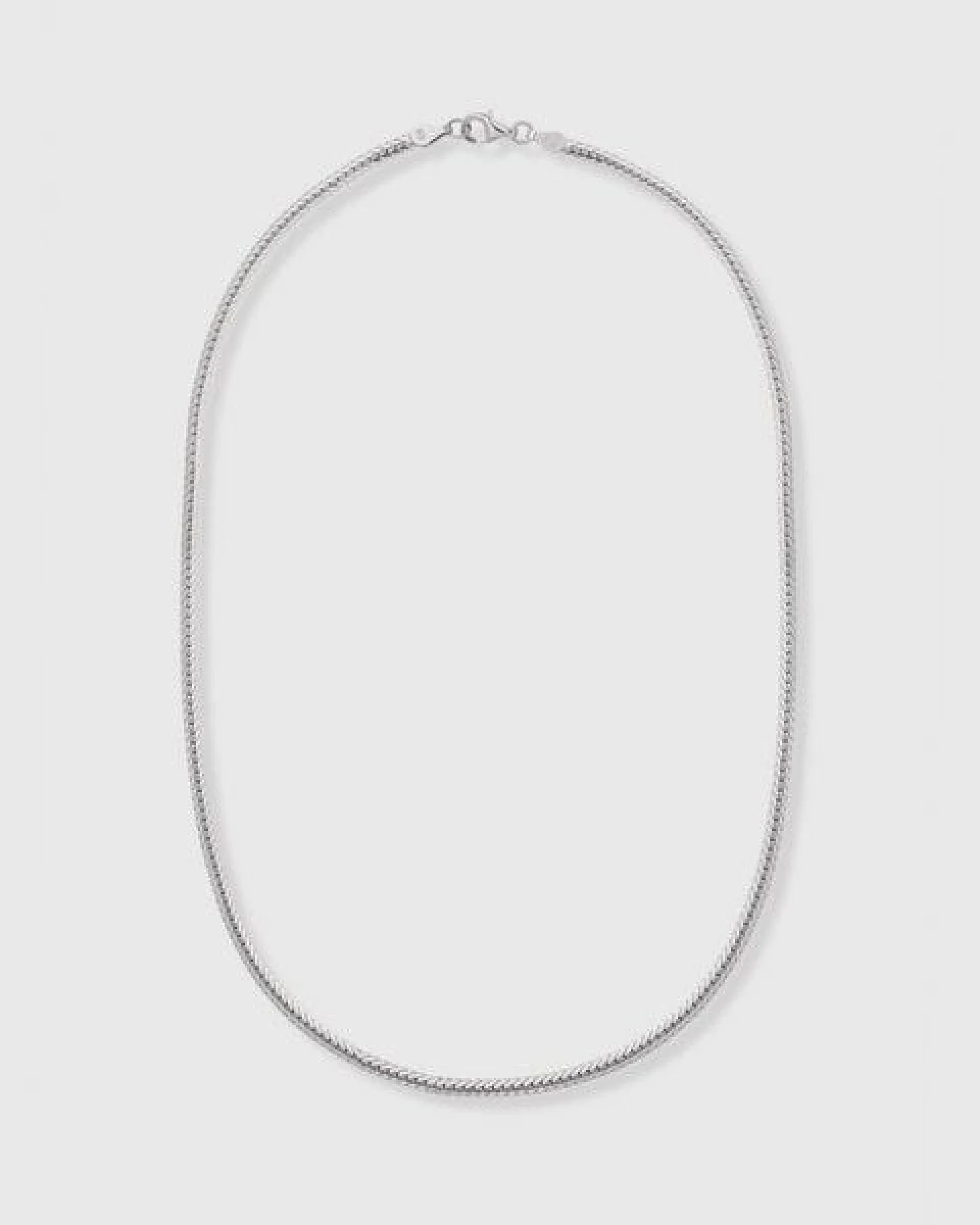fejn jewelry Kette 'big flat chain' - flache Schlangenkette – Ansicht 2
