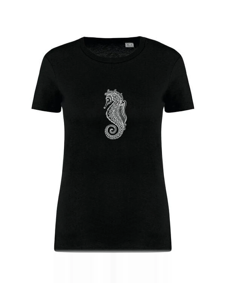 Brandless Basic Bio T-Shirt (ladies) Nr.4 Seepferd 155 g/m² XS- XXL