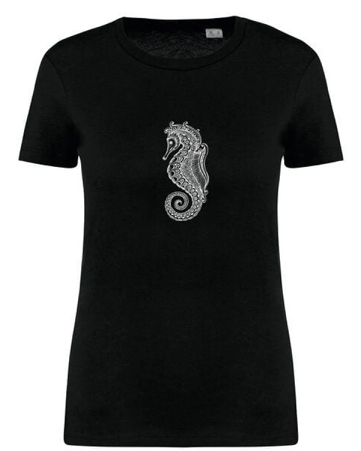 Brandless Basic Bio T-Shirt (ladies) Nr.4 Seepferd 155 g/m² XS- XXL
