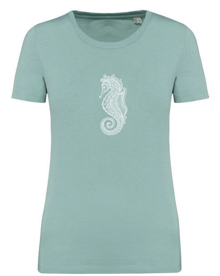 Brandless Basic Bio T-Shirt (ladies) Nr.4 Seepferd 155 g/m² XS- XXL