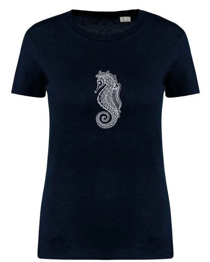 Brandless Basic Bio T-Shirt (ladies) Nr.4 Seepferd 155 g/m² XS- XXL