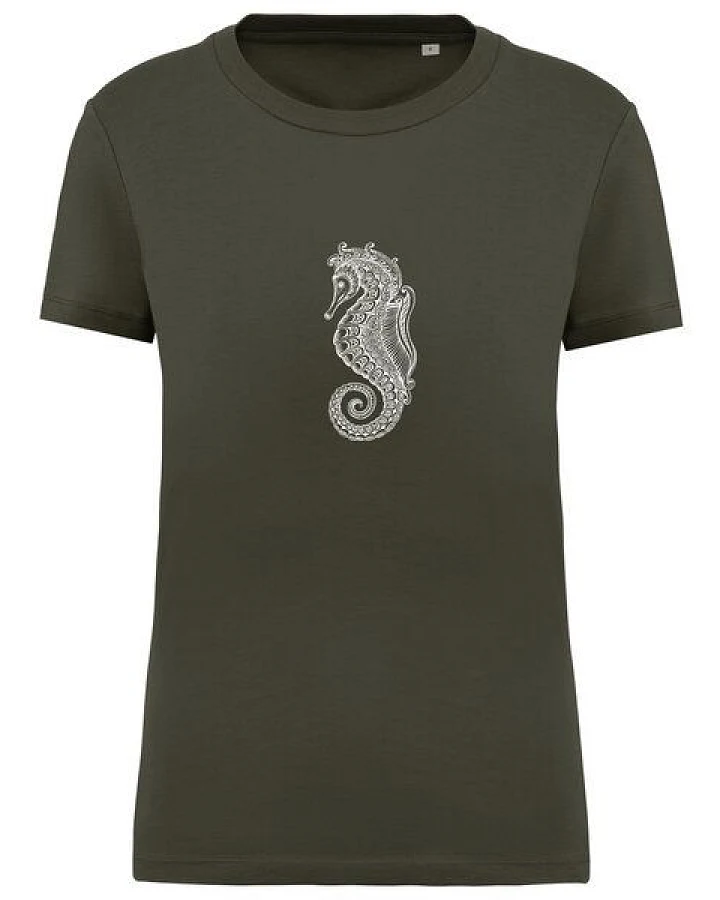 Brandless Basic Bio T-Shirt (ladies) Nr.4 Seepferd 155 g/m² XS- XXL