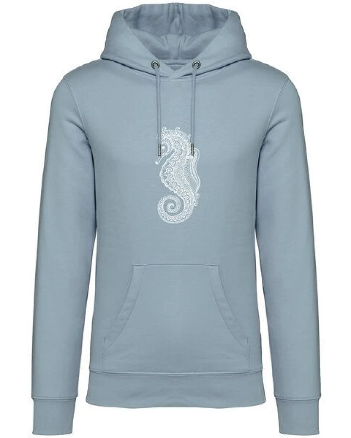 Brandless Basic Bio Unisex Hoody Nr. 4 Seepferd 350g/m²