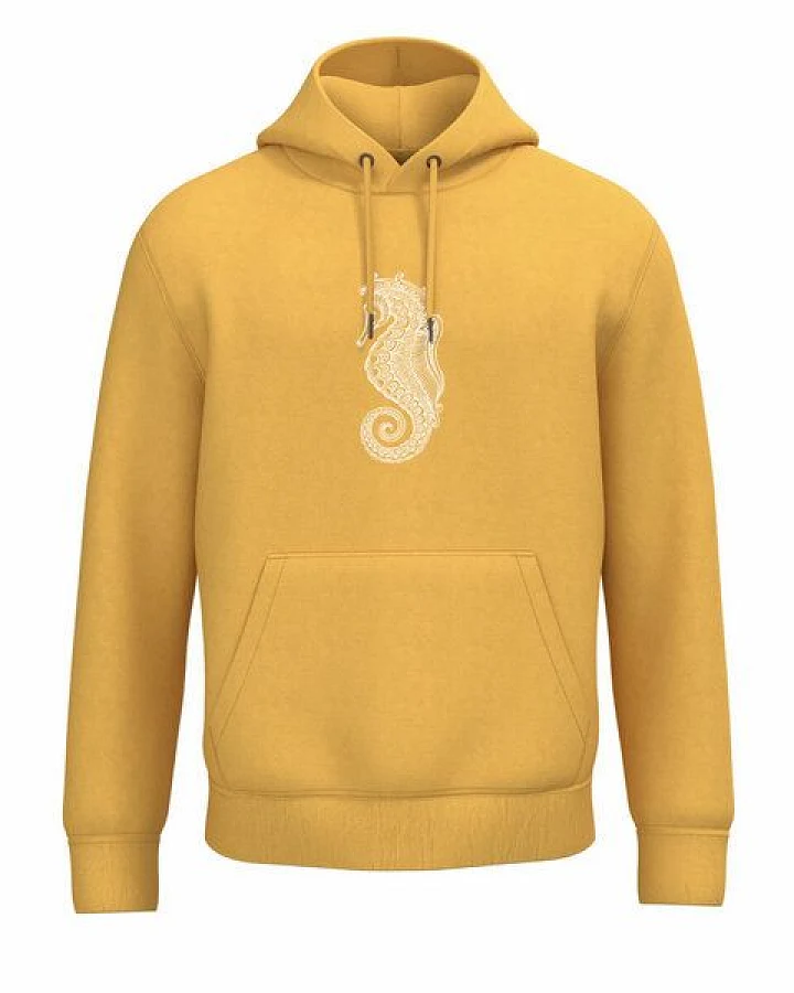 Brandless Basic Bio Unisex Hoody Nr. 4 Seepferd 350g/m²
