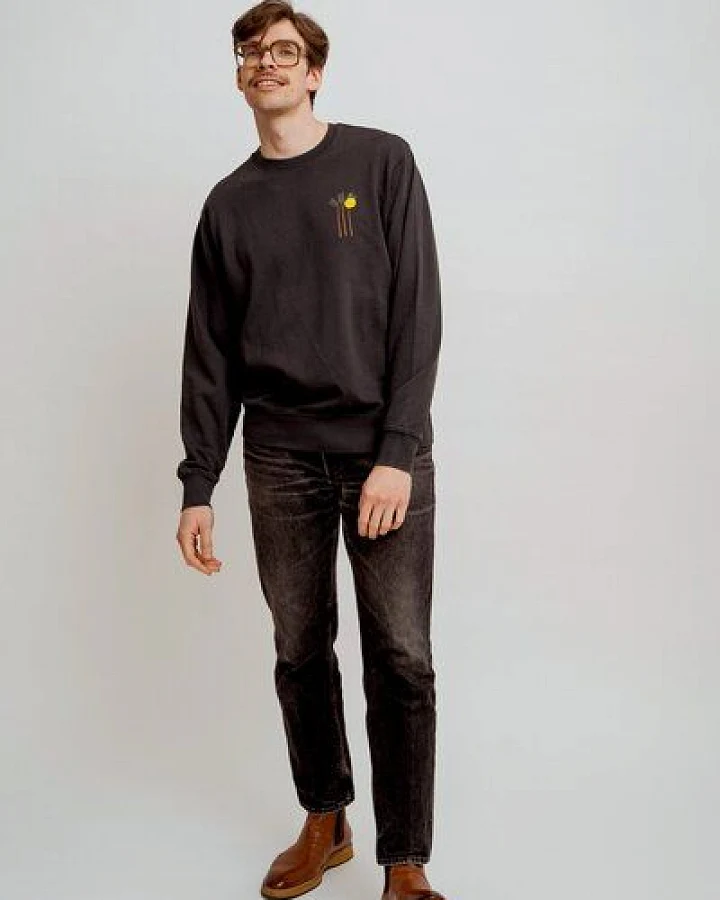 Kultgut Pro Earth - Biofair - Vintagelook Sweatshirtpullover / Still Moment