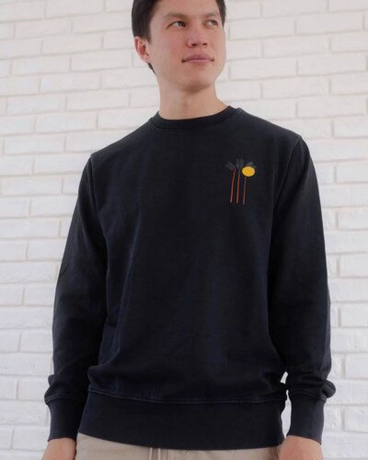 Kultgut Pro Earth - Biofair - Vintagelook Sweatshirtpullover / Still Moment – Ansicht 2