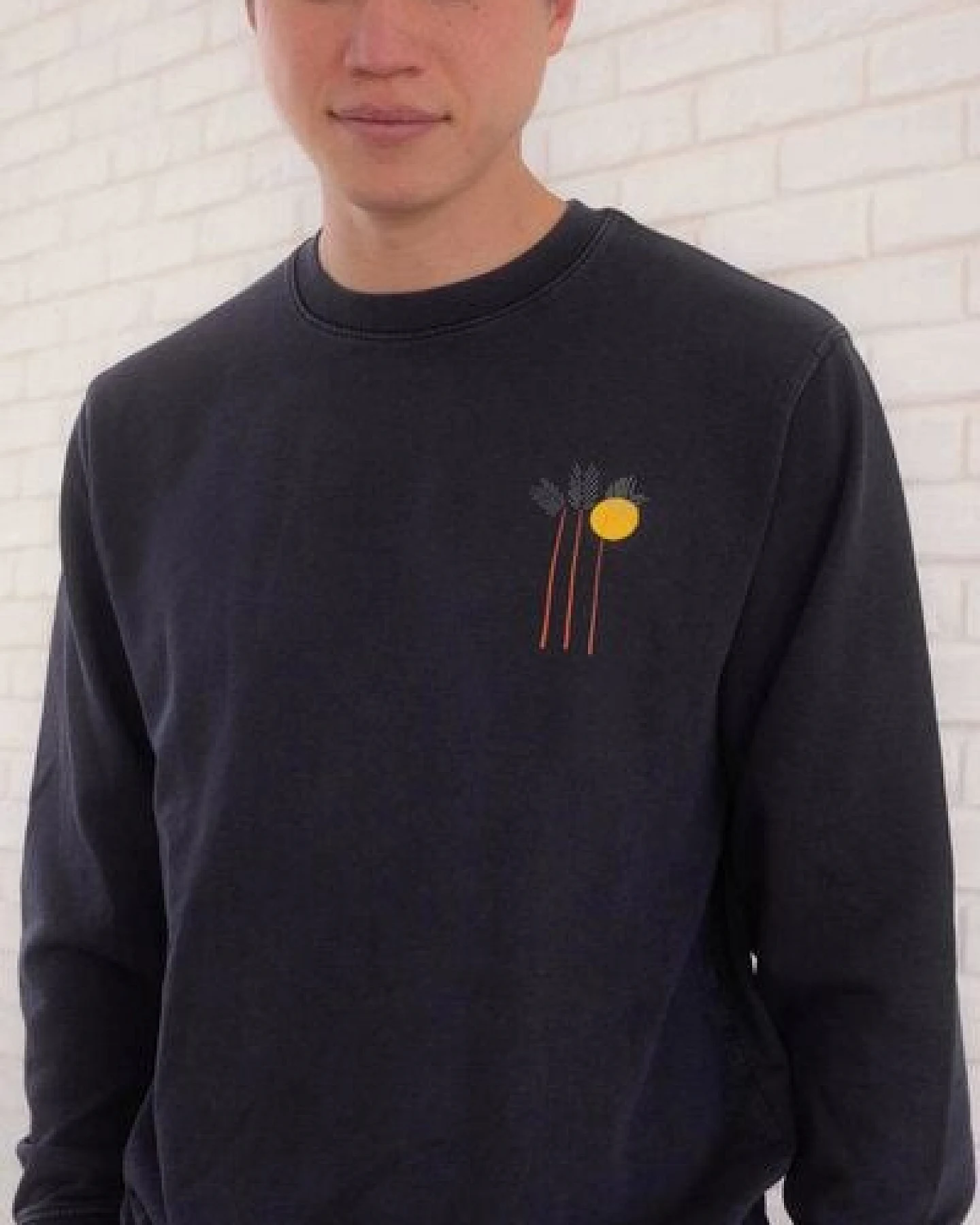 Kultgut Pro Earth - Biofair - Vintagelook Sweatshirtpullover / Still Moment – Ansicht 4