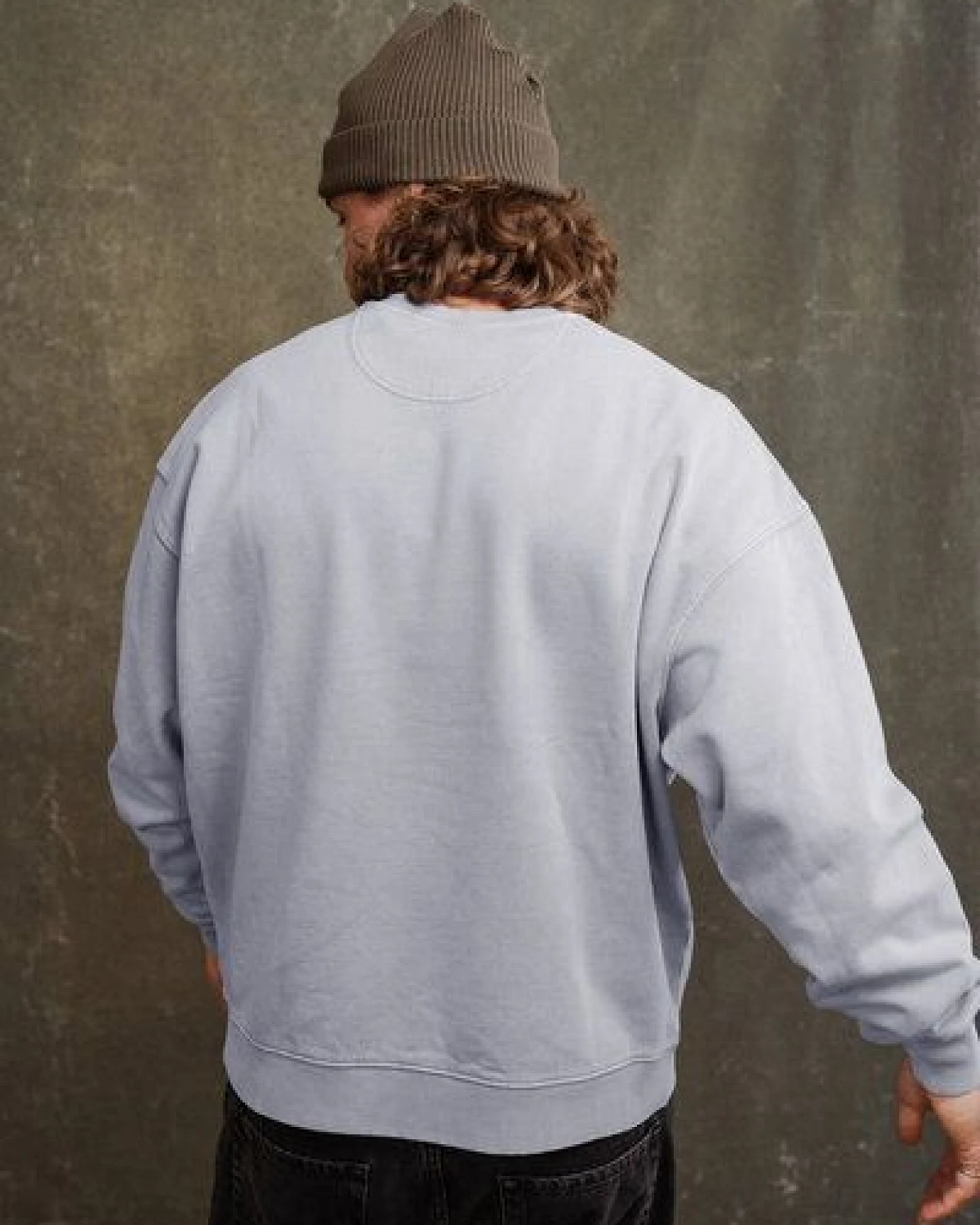 Kultgut Artdesign- Oversize- Vintagelook Pulloversweater / Washed – Ansicht 3