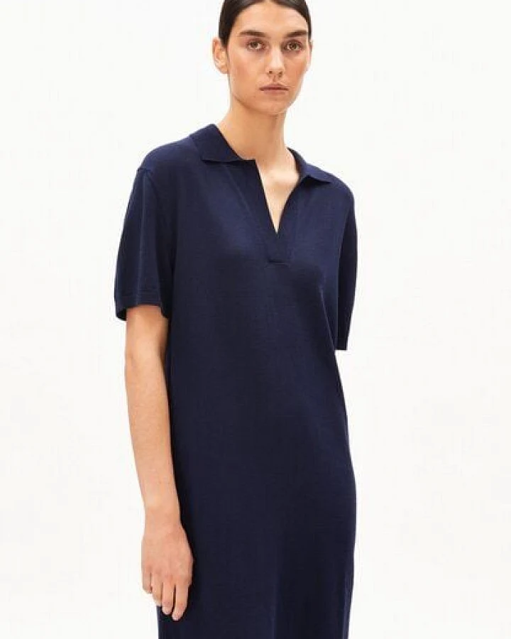 ARMEDANGELS FINE POLO Damen Strickkleid aus Bio-Baumwoll Mix