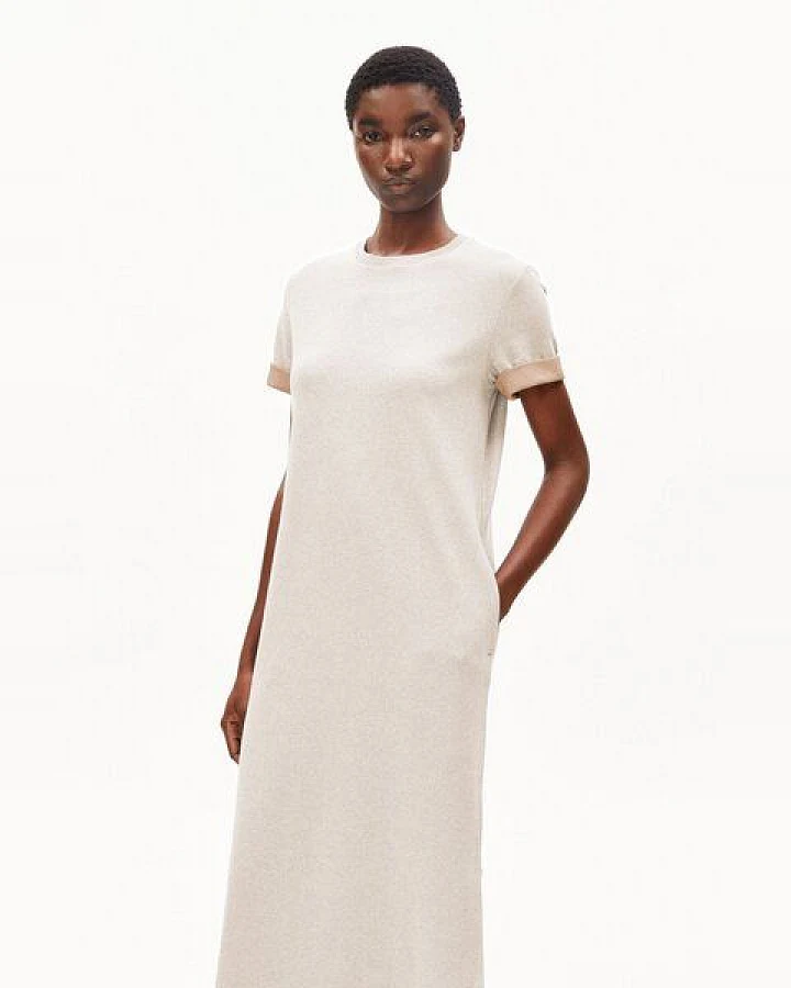 ARMEDANGELS UN-WASTED Damen Jerseykleid aus recyceltem Baumwoll Mix