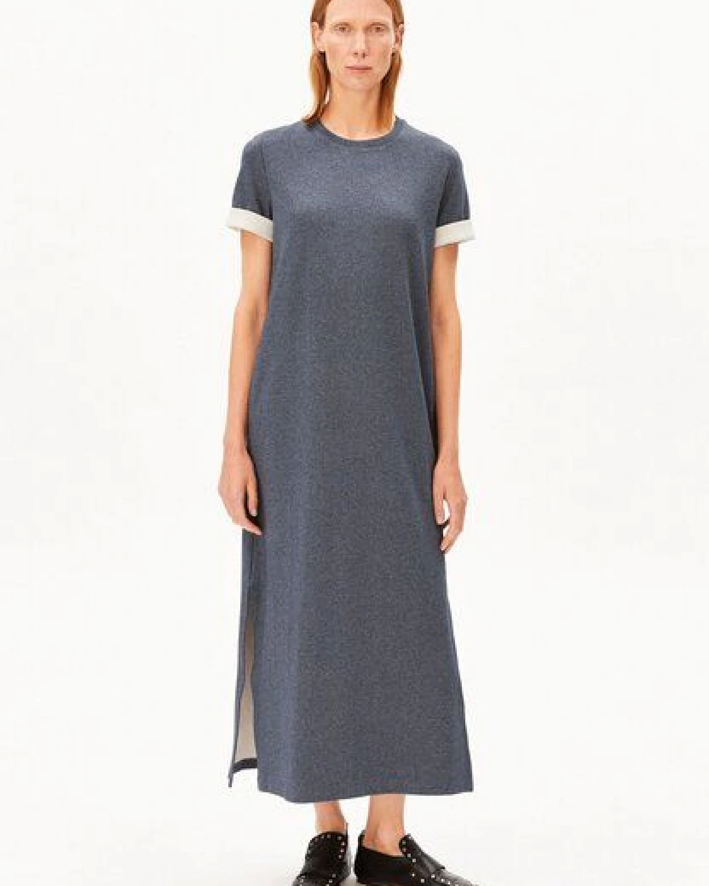 ARMEDANGELS UN-WASTED Damen Jerseykleid aus recyceltem Baumwoll Mix – Ansicht 4