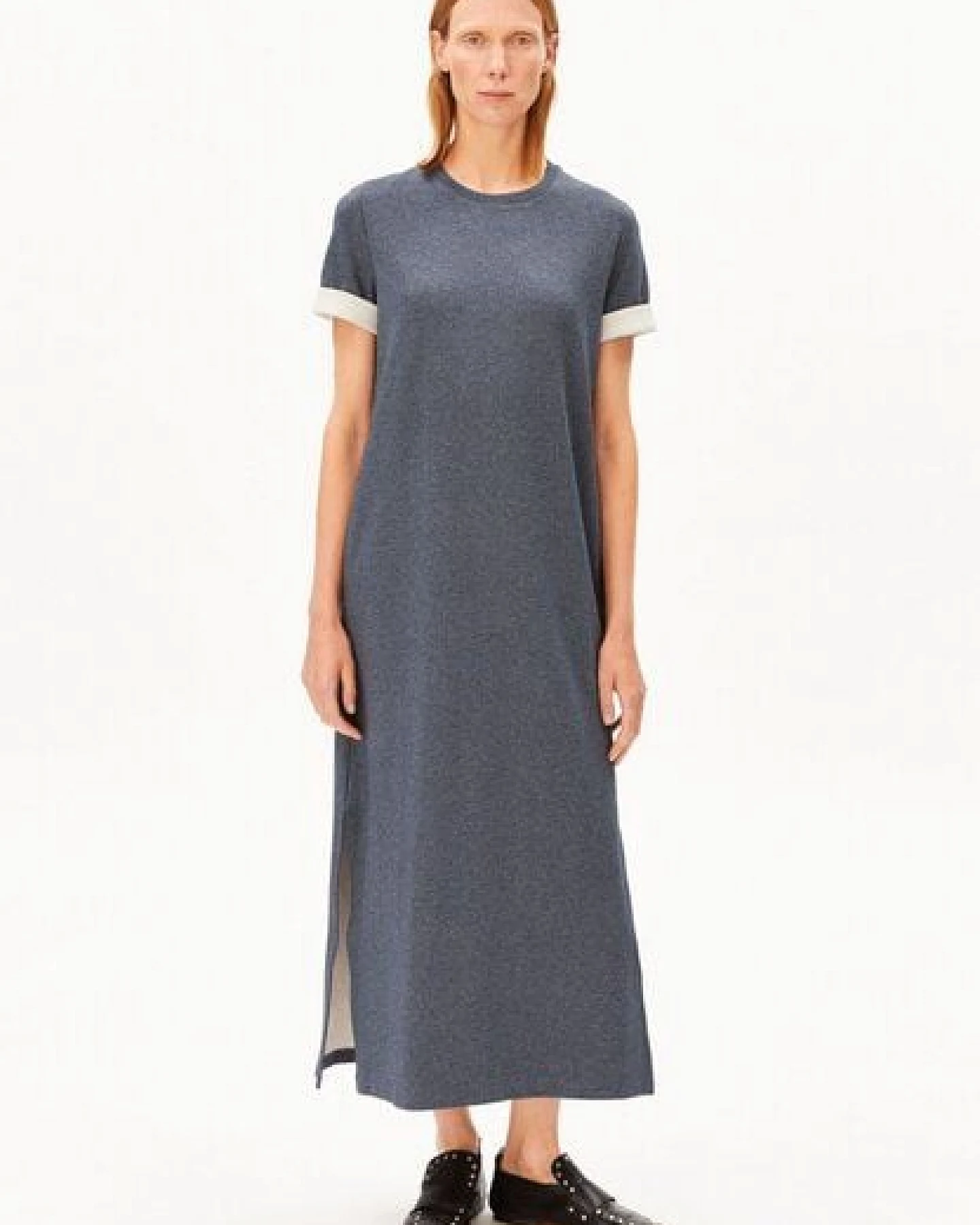 ARMEDANGELS UN-WASTED Damen Jerseykleid aus recyceltem Baumwoll Mix – Ansicht 4