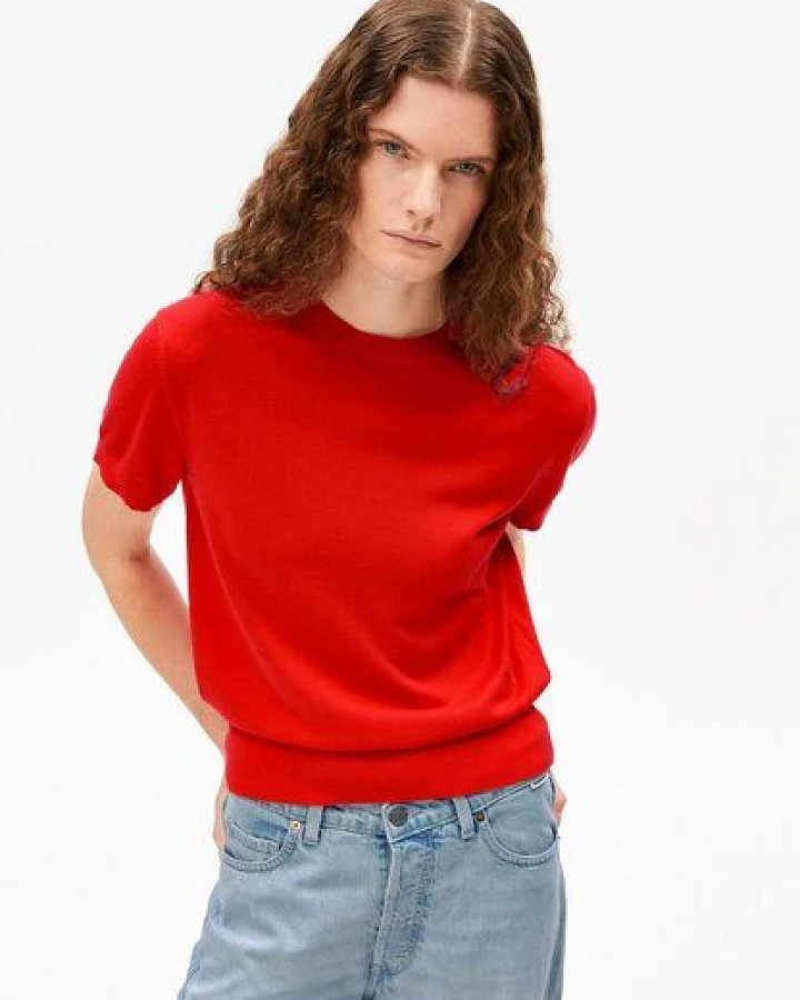 Produktseite: ARMEDANGELS FINE KNIT Damen Strickshirt aus TENCEL Modal Mix