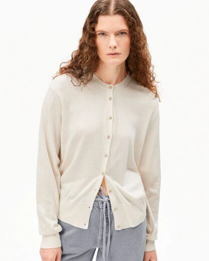 ARMEDANGELS FINE KNIT Damen Strickjacke aus Bio-Baumwoll Mix