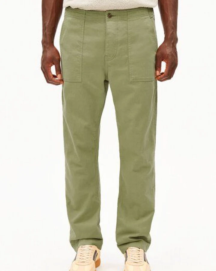 Produktseite: ARMEDANGELS COTTON LINEN Herren Stoffhose aus Baumwoll-Leinen-Mix