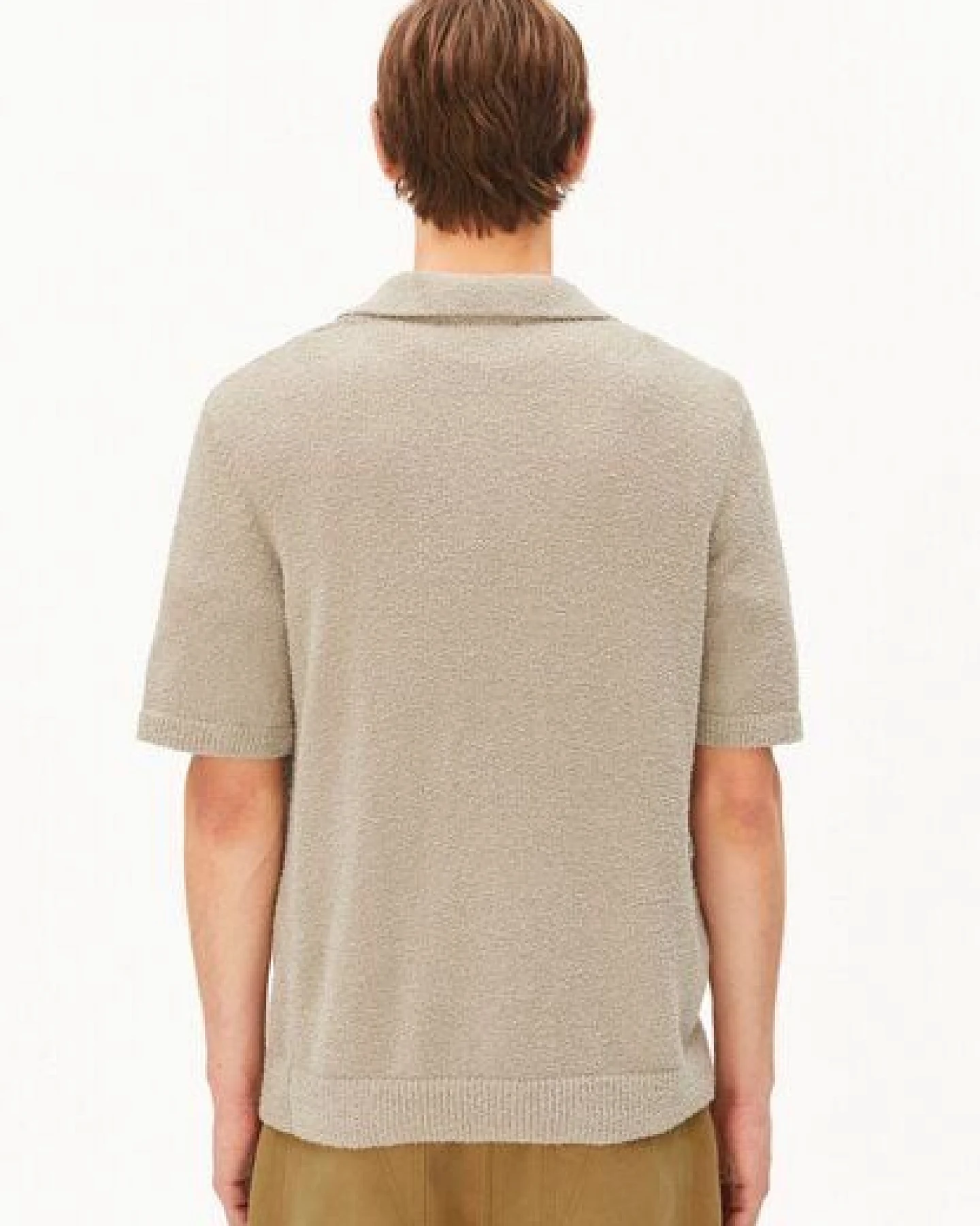 ARMEDANGELS BOUCLE Herren Polo aus Bio-Baumwoll Mix – Ansicht 2