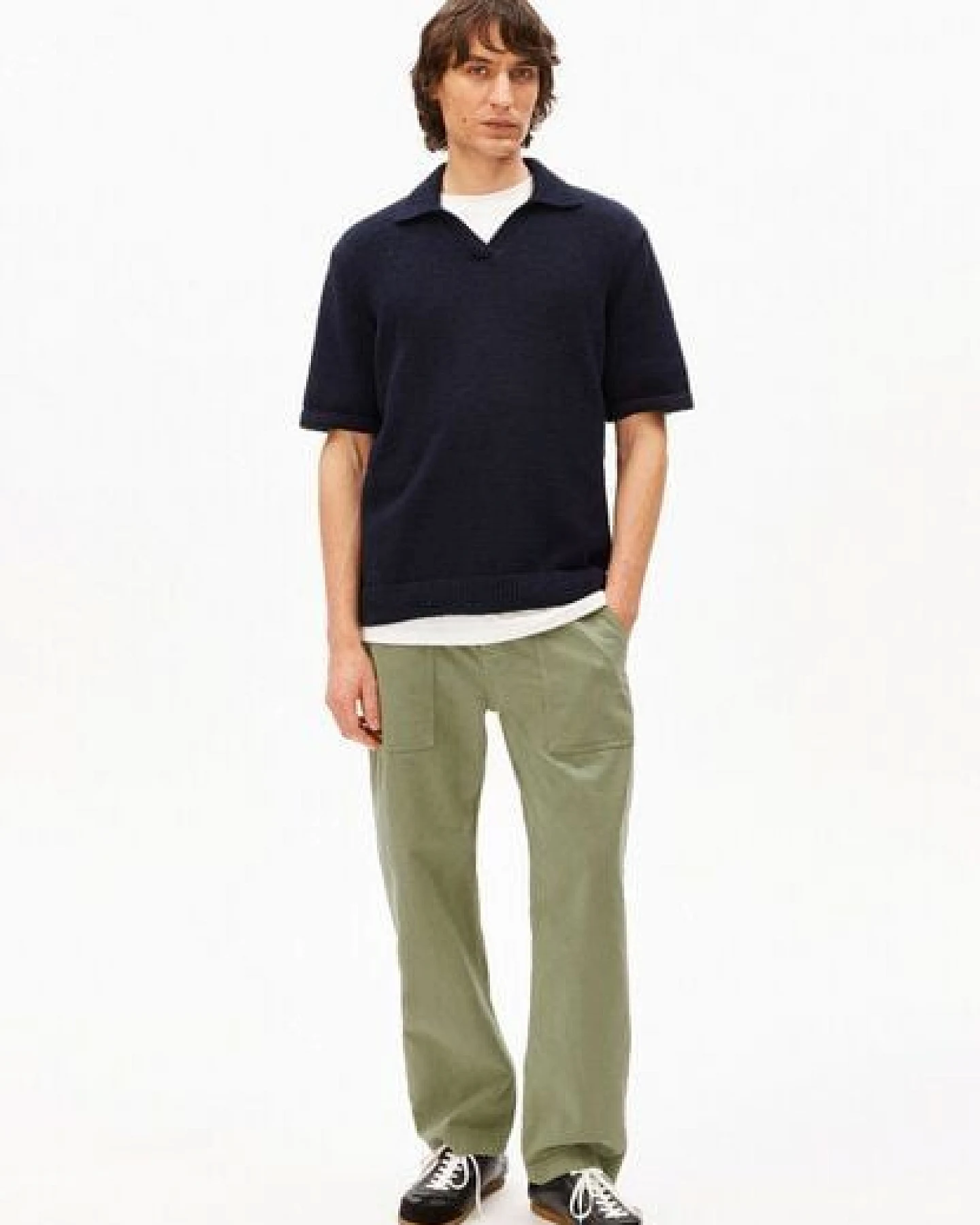 ARMEDANGELS BOUCLE Herren Polo aus Bio-Baumwoll Mix – Ansicht 4