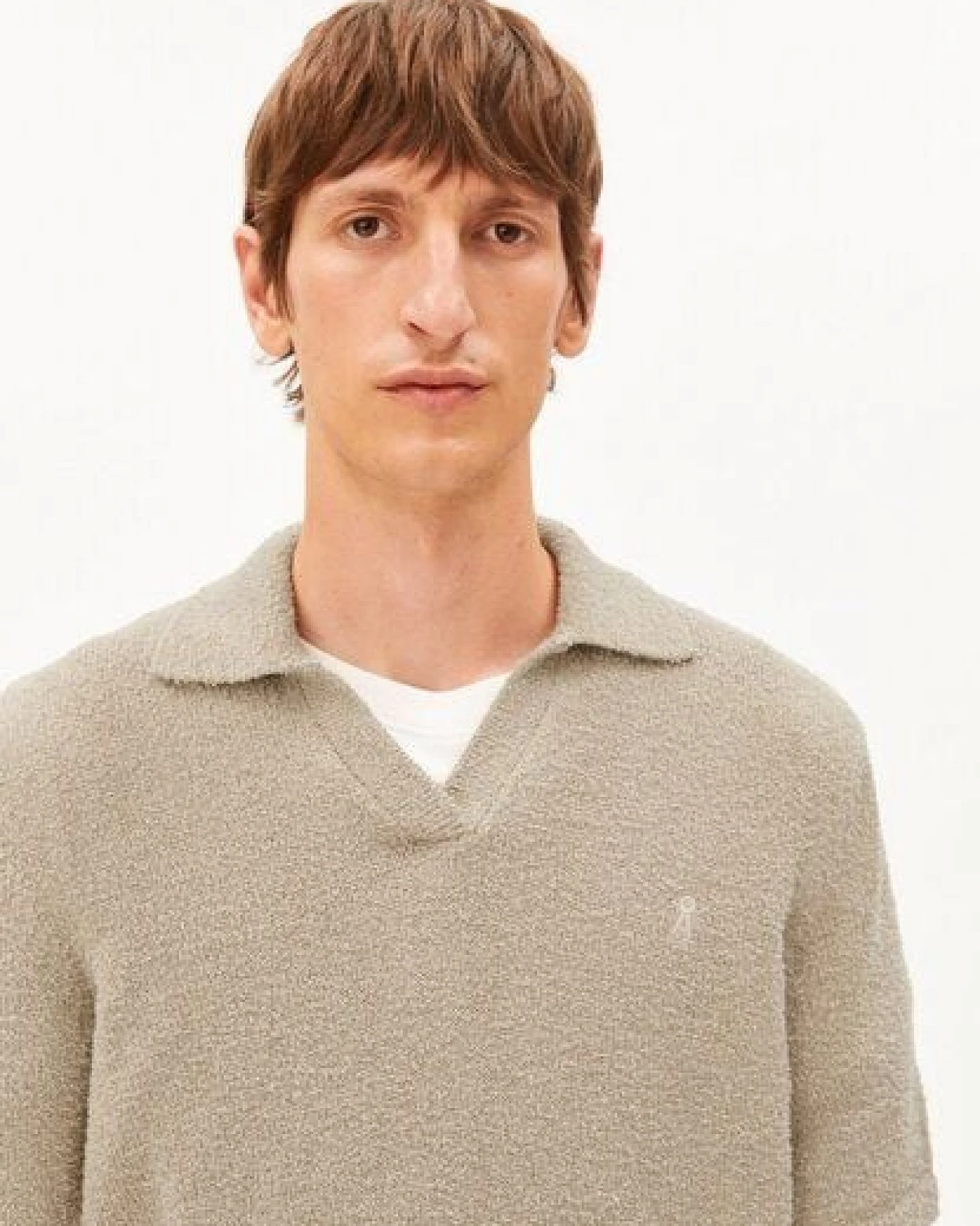 ARMEDANGELS BOUCLE Herren Polo aus Bio-Baumwoll Mix – Ansicht 3